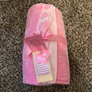 Stoney clover lane x Target. Pink stripe towel. NWT